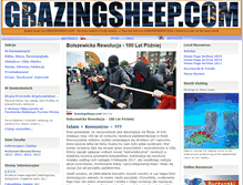 Tablet Screenshot of grazingsheep.com